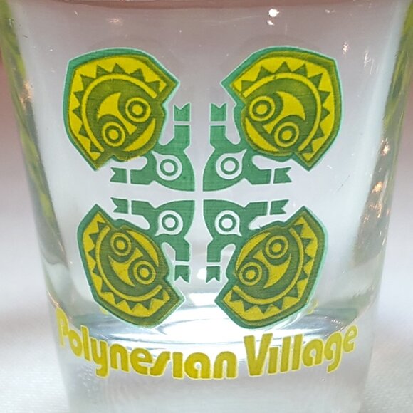 Disney Vintage 1970s Polynesian Village Tiki Shot Glass - Picture 2 of 3